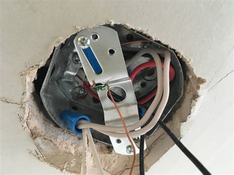 light fixture bracket for junction box|installing a ceiling junction box.